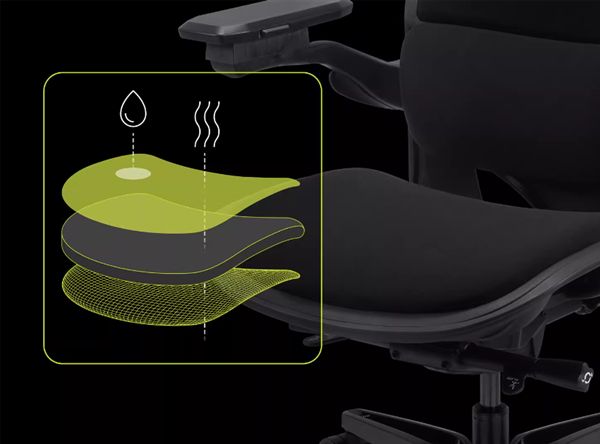 499元：人体工学设计 4D可调节扶手开元棋牌微星MAG A10电竞椅首发2(图4)